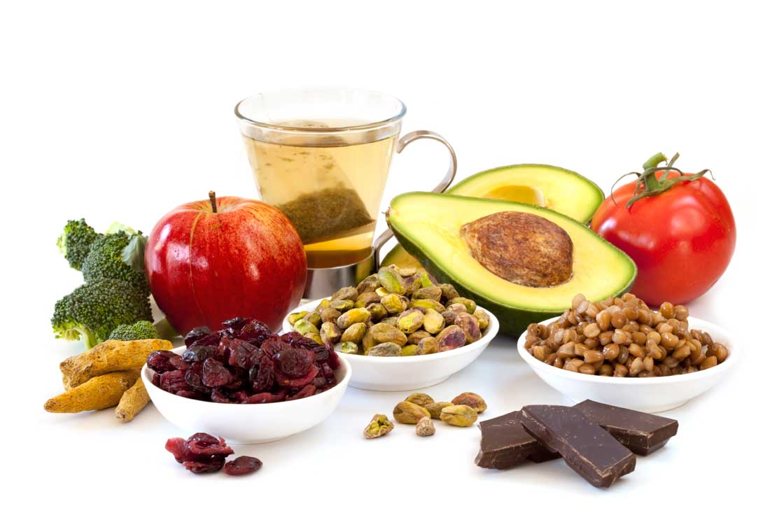 Antioxidant rich foods and beverages