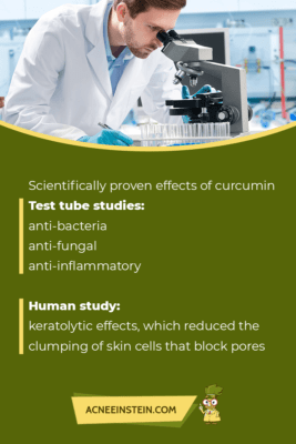 Scientifically proven effects of curcumin