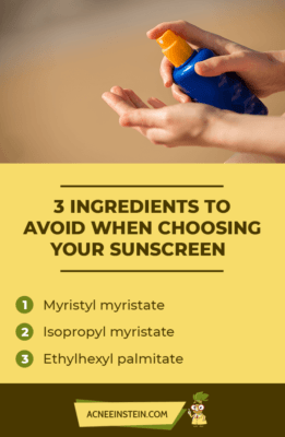 3 Ingredients to avoid in your sunscreen
