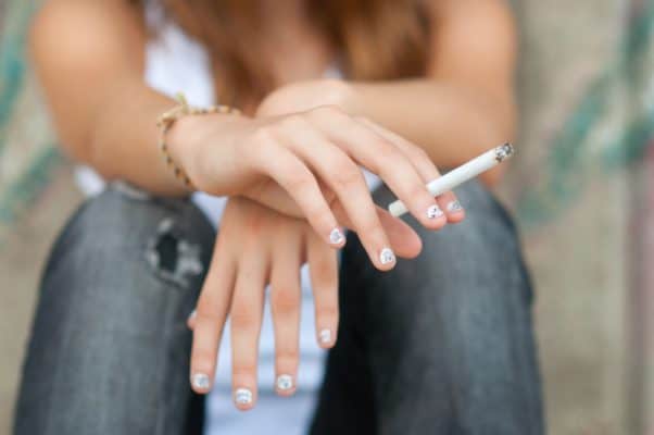 Smoking regularly might increase your risk of getting acne